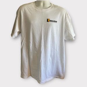 Vintage Single Stitch Company Anvil Tee Railroad Underground Products